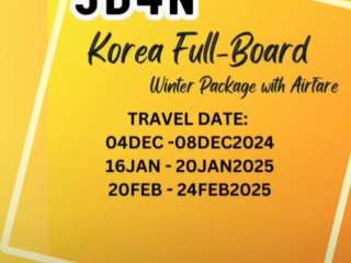 5D4N KOREA FULLBOARD PACKAGE + AIRFARE (GROUP TOUR)