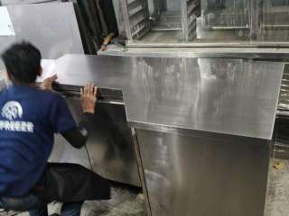 Kitchen set up Fabrication supply installation of stainless steel 304 hair line finish 1.2 mm