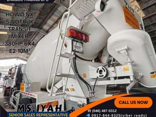 HOWO NX SINOTRUK TRANSIT MIXER 380HP 6X4 E2 10M³-