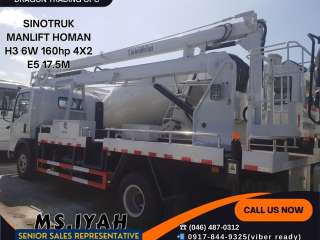 SINOTRUK  HOMAN MANLIFT  17.5mtrs