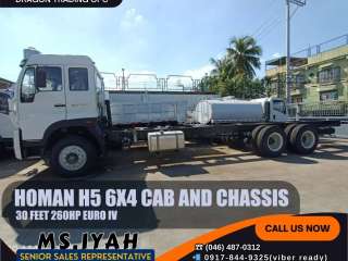 SINOTRUK HOMAN CAB AND CHASSIS 30 FEET