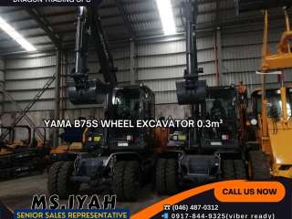 YAMA B75S WHEEL EXCAVATOR 0.3m³