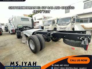 HOMAN H3 4X2 CAB AND CHASSIS 17FEET'