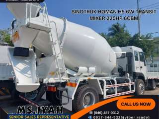 SINOTRUK HOMAN H5 TRANSIT MIXER 6M³