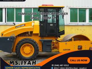 YAMA LZ206  VIBRATORY ROLLER SINGLE DRUM 6T