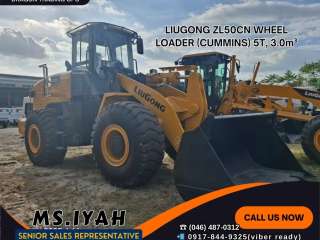 LIUGONG ZL50CN WHEEL LOADER (CUMMINS) 5T, 3.0m³