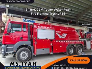 SITRAK 35M Tower Water Foam Fire Fighting Truck JP35