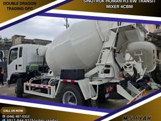 SINOTRUK HOMAN TRANSIT MIXER 4CBM-