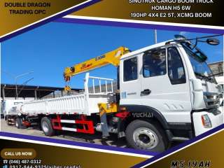 HOMAN H5 4X4 BOOM TRUCK 190HP E2 5T, XCMG BOOM