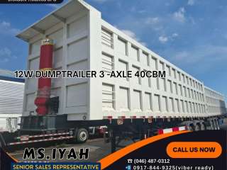 12W DUMPTRAILER 3 -AXLE 40CBM