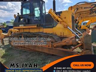 SD22 BULLDOZER WITH 3-SHANK RIPPER 220HP-SECOND HAND