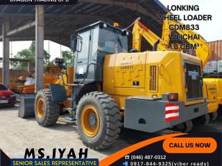 WHEEL LOADER LONKING CDM833 1.8CBM