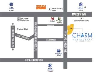 SMDC Cainta Charm Residences 2 bedroom for sale near LRT Marikina Station