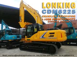 LONKING CDM6225 CRAWLER EXCAVATOR CUMMINS ENGINE