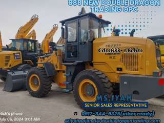 Lonking Cdm833 Wheel Loader- 1.8cbm