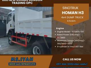 Homan H3 6w Dumptruck 4.5cbm