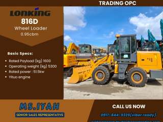 Lonking Cdm815d Wheel Loader- 0.95cbm,