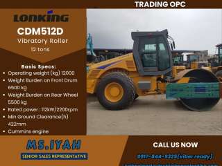 Lonking Cdm512D Vibratory Roller-12T