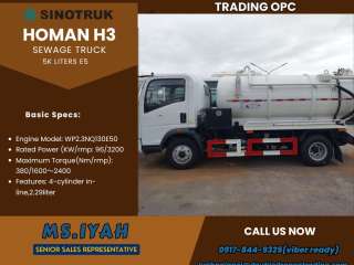 Homan H3 Sewage Truck-5kL E5
