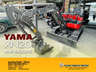 YAMA XN20 MINI EXCAVATOR BRAND NEW