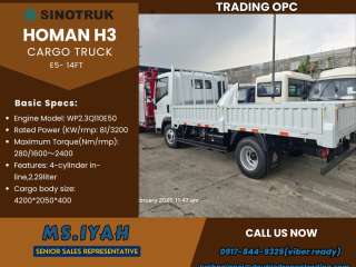 Homan H3 Cargo Truck (weichaie eng.) 14ft E5