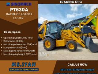 Sinomach PT630A Backhoe Loader 0.3/1cbm
