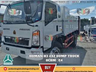 HOMAN H3 4X2 DUMP TRUCK 8CBM, E4