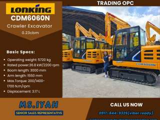Lonking Cdm6060N Excavator-0.23cbm