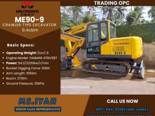Maxpower Crawler Excavator-Me90-9 (0.4cbm)