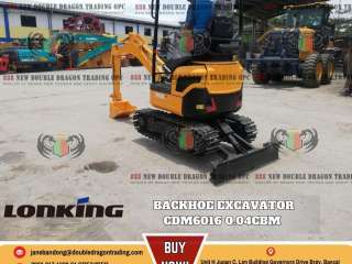 LONKING CDM6016 MINI BACKHOE 0.04CBM