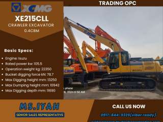 Xcmg Long-arm Excavator XE215CLL 0.4cbm