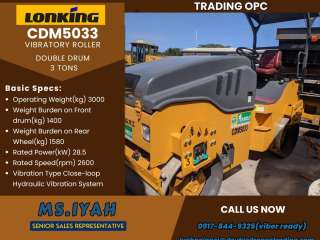 Lonking CDM5033 Roller Double Drum 3T