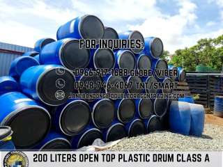 200L OPEN TOP PLASTIC DRUM