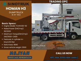 Sinotruk Homan H3 Manlift 14mtrs-E5