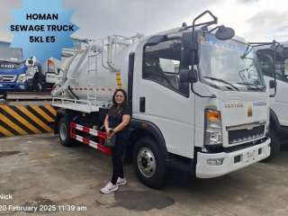 Sinotruk Homan H3 Sewage Truck-E5 5KL