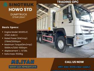 Sinotruk Howo std Dumptruck 371hp- 20cbm E2