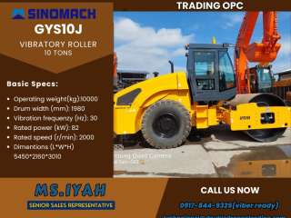 Sinomach Gys10j Vibratory Roller-10T