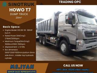 Sinotruk Howo T7 Dumptruck 380hp E5