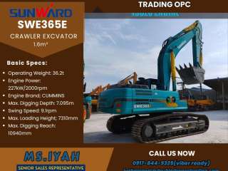 Sunward Swe365e Excavator-1.6m³