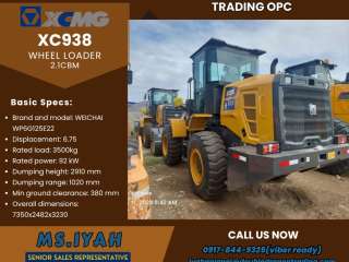 Xcmg Xc938 Wheel Loader-0.21cbm