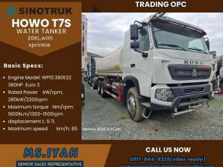 Howo T7s Water Tanker 380hp 20KL-E2