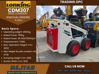 Cdm307 Skid Loader-Lonking 0.43m³, bucket
