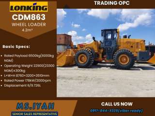 Cdm863 Wheel Loader-Lonking 4.2m³