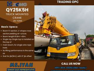 QY25K5H Xcmg Truck Mounted Crane 25T 5 section