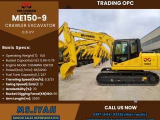 Maxpower ME150-9 Crawler Excavator 0.6 m³