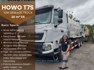 Sinotruk Howo T7s Sewage Truck 20 m³ E5