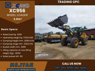 Xc956 Xcmg Wheel Loader 3.0m³