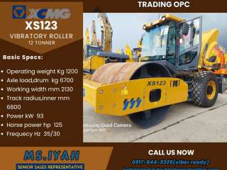 Xs123 Xcmg Vibratory Roller 12T