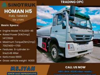 Sinotruk Homan H5 Fuel Tanker 10K liters