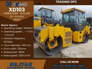 Xd103 Xcmg Vibratory Roller 10T-Double Drum